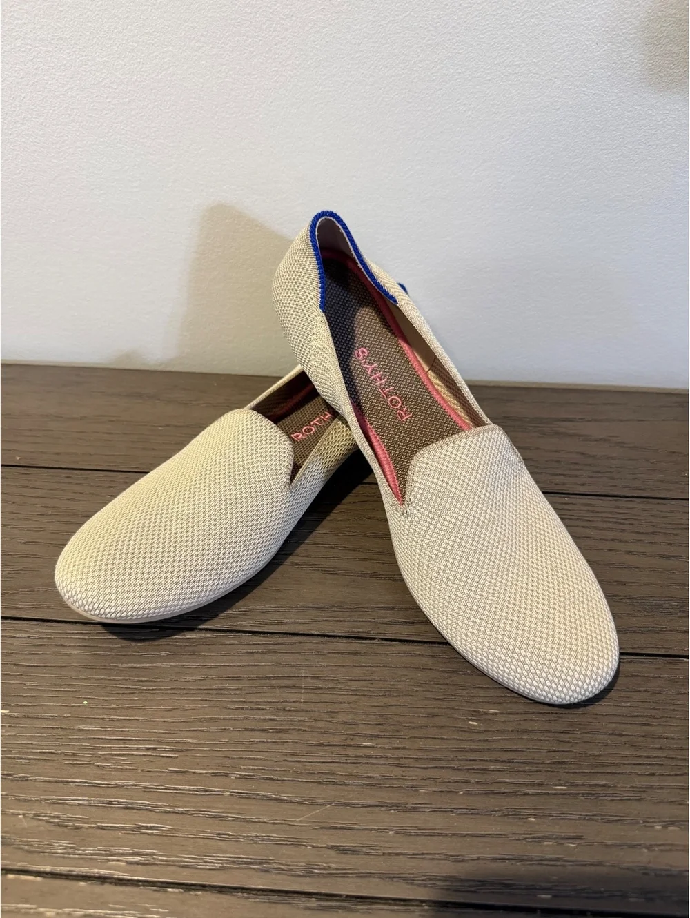 Rothy's Women's Size 9 Cream Slip-On Flats